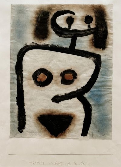 Et ansigt også af kroppen af Paul Klee