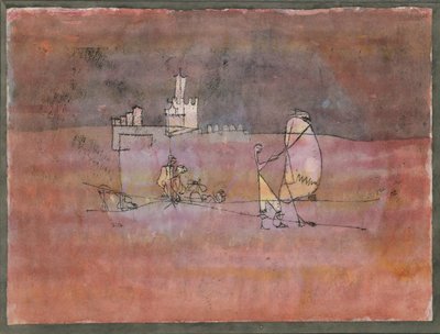 Episode Before an Arab Town, 1923 af Paul Klee