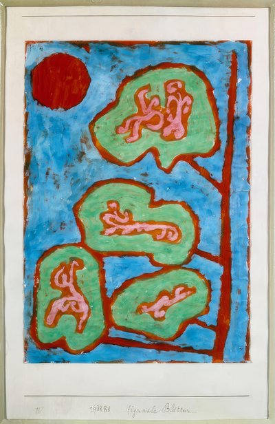 Figurative blade af Paul Klee
