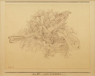 Fisk i torrenten af Paul Klee