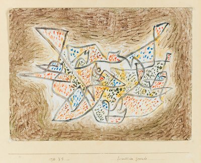 Friendly Meandering, 1933. af Paul Klee