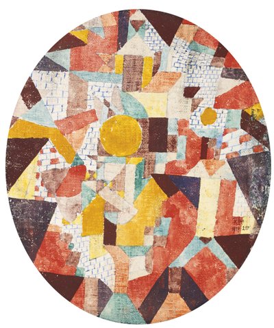 Fuldmåne indenfor mure af Paul Klee