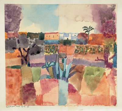 Hammamet, 1914. af Paul Klee