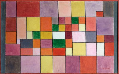 Harmony of the Nordic Flora - Maleri af Paul Klee