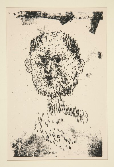 Head (Kopf) - Bearded Man (Baertiger Mann) af Paul Klee
