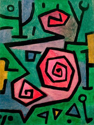 Heroiske roser af Paul Klee