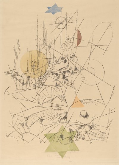 Hope and Destruction Destruction and Hope, 1916. af Paul Klee