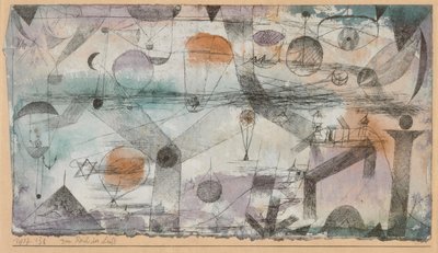 In the Realm of Air, 1917. af Paul Klee