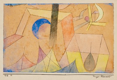 Junger Blaumond Young Blue-Moon, 1918. af Paul Klee