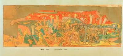 Opdyrket bjerg af Paul Klee