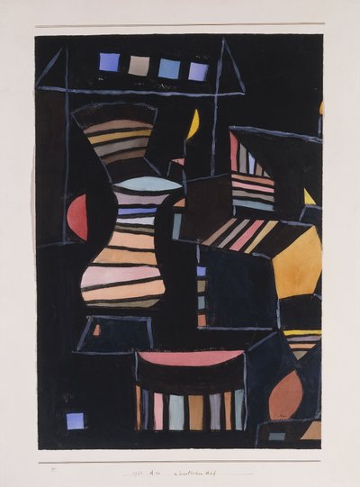 Kunstig gårdhave af Paul Klee