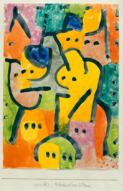 Friluftsklasse for piger af Paul Klee