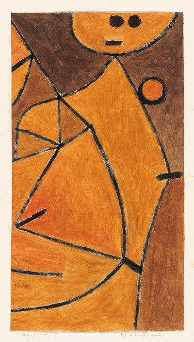 Mannequin, 1940. af Paul Klee