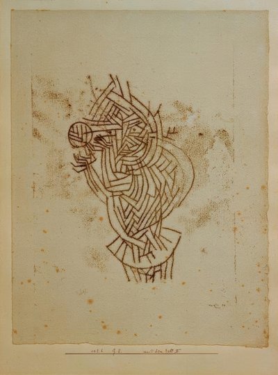 Med bolden II af Paul Klee