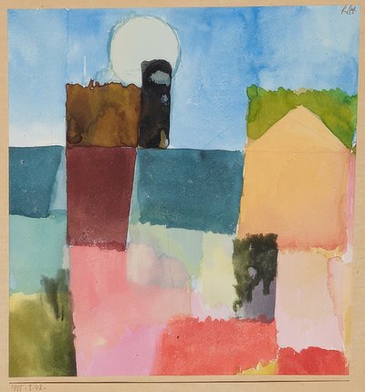 Måneopgang (St. Germain). 1915/242 af Paul Klee
