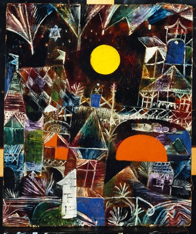 Måneopgang - solnedgang af Paul Klee