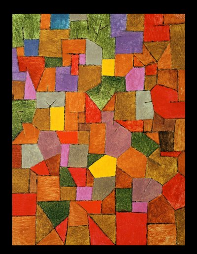 Bjerglandsby (efterår) 1934 af Paul Klee