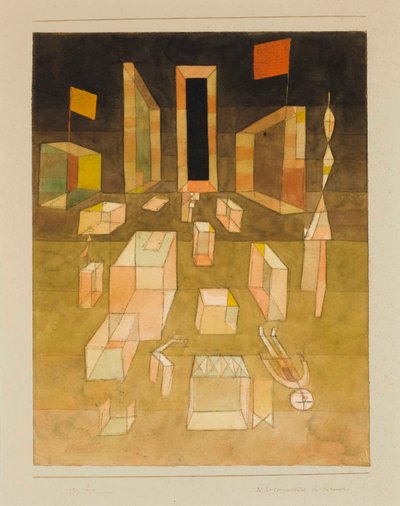 Uncomposed in Space Uncomposed in Space, 1929. af Paul Klee