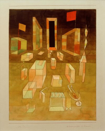 Usammensat i rummet af Paul Klee
