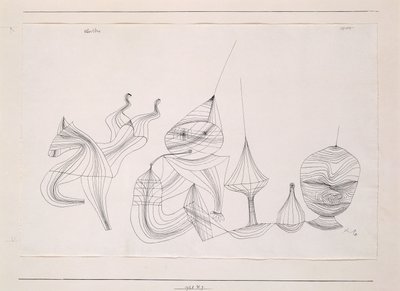 Overtone; Obertone af Paul Klee