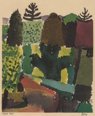 Park, 1920. af Paul Klee