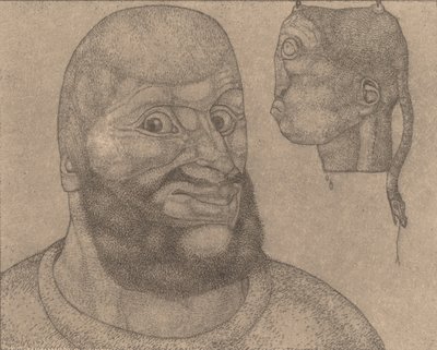 Perseus Wit har sejret over sorgen [Perseus-The Triumph of Brain over Body], 1904. af Paul Klee