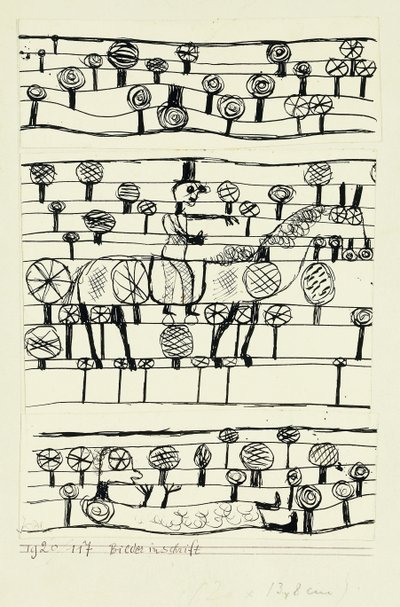 billede; Billeder inskription af Paul Klee