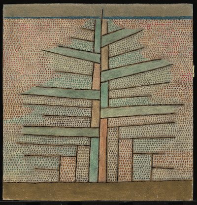 Fyrretræ, 1932 af Paul Klee