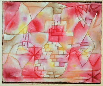 Plan for havearkitektur af Paul Klee