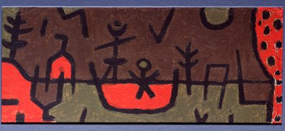 Dam i en Park - Maleri af Paul Klee