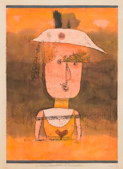 Portræt af Frau P. i syd af Paul Klee