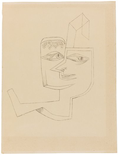 Portræt af en sej kvinde, 1919. af Paul Klee