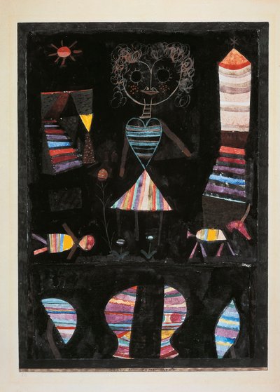 Dukketeater (dukketeater) af Paul Klee