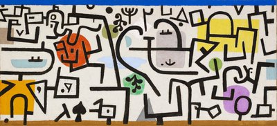 Rich Harbor Picture of a Journey, 1938. af Paul Klee