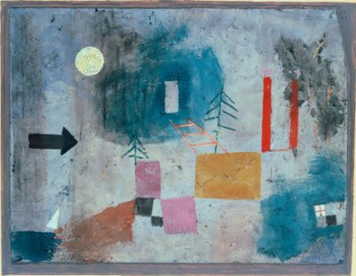 Passerer røde søjler af Paul Klee