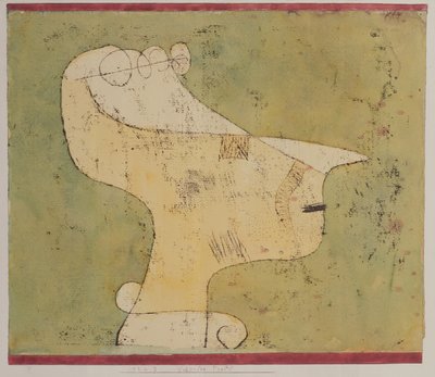 Skarp profil af Paul Klee