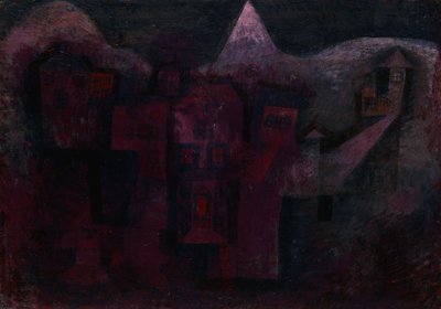 Southern Mountain Village; Sudliches Bergdorf af Paul Klee