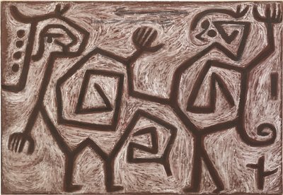 Squabble Duet, 1938. af Paul Klee