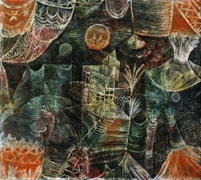 Scene Scenery; Buhnenlandschaft af Paul Klee