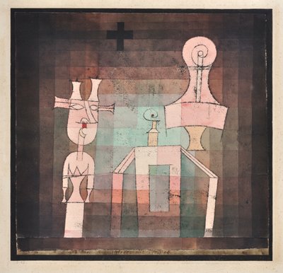 Stilleben med skulpturer Stilleben med skulpturer, 1923. af Paul Klee