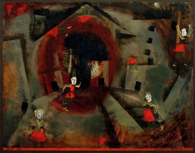 Røde frakker dansespil af Paul Klee