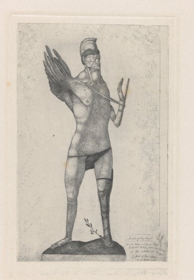 Helten med vingen, 1905. af Paul Klee