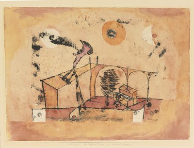 The Heroic Tenor As a Concert Singer, 1922 af Paul Klee