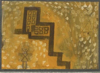 The House On High, 1923. af Paul Klee