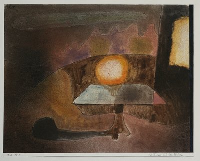 Lampen på terrassen af Paul Klee