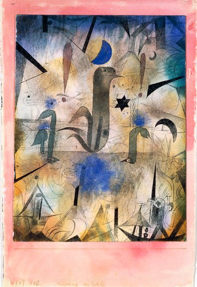 "Bådens sirener" af Paul Klee