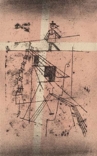 The Tight Rope Walker Seiltänzer, 1923. af Paul Klee