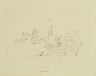 Tårnet modstår angreb af Paul Klee