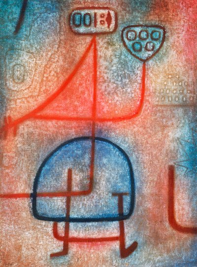 Den smukke gartner (olie på lærred) af Paul Klee