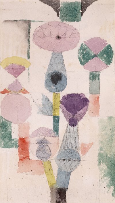 Tidsel Bloom; Distelblute af Paul Klee